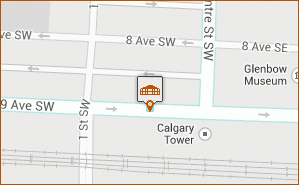 Cherries Gifts Inc map thumbnail, 131 9 Ave SW Calgary AB T2P 1K